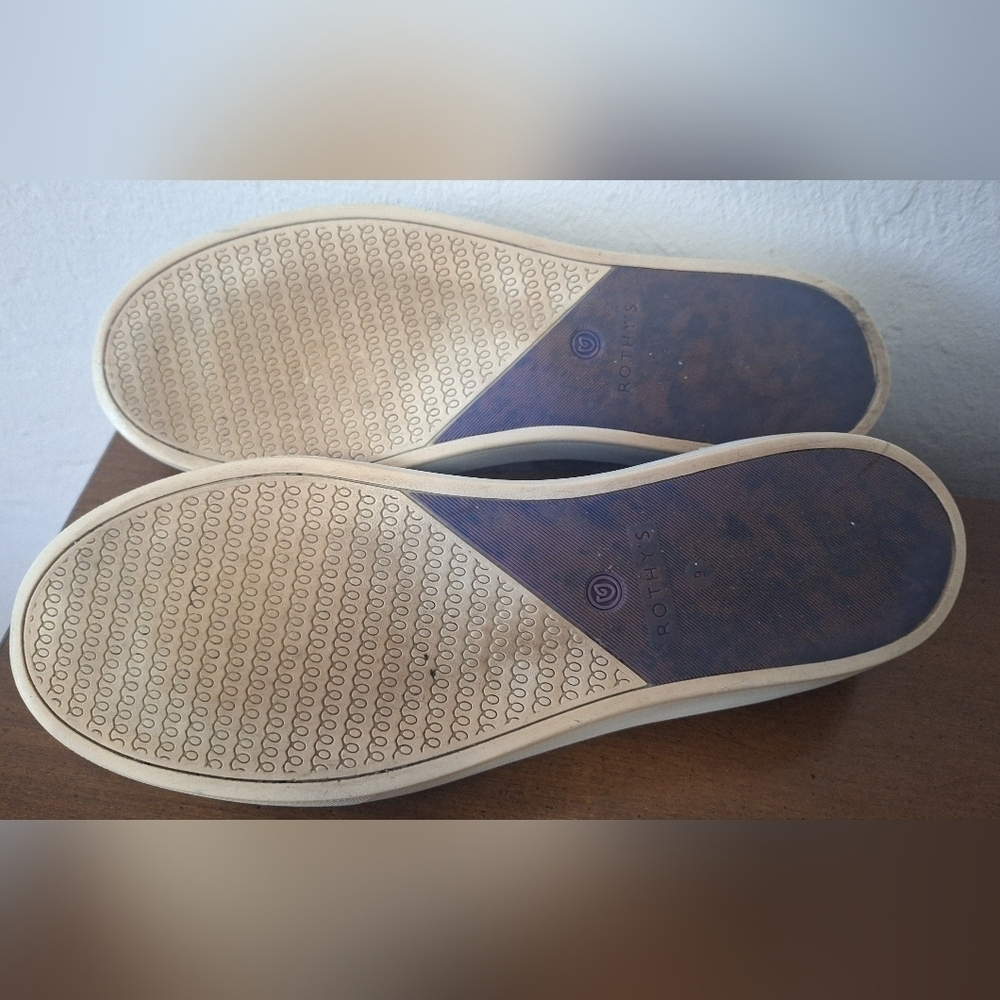 Rothy's The Original Slip On Sneakers Shoes Gray Camo Camouflage Retired Size 9 - Picture 14 of 14